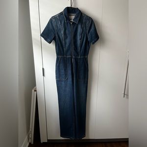 Aritzia Denim Forum Jumpsuit